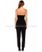 City Stroll Strapless Black Jumpsuit